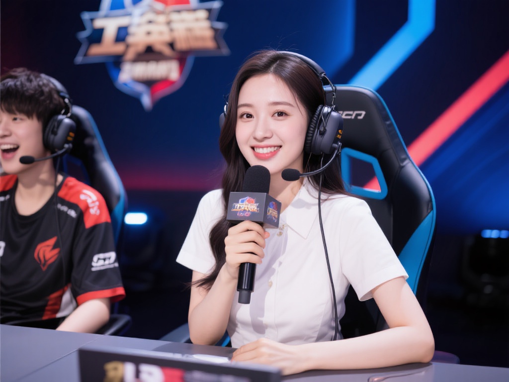 骆歆晒照宣布开赛,主持多场焦点对决 骆歆的表现同样值得期待。她的解说风格幽默